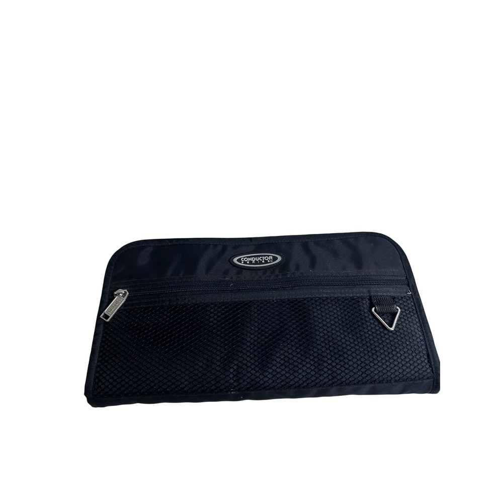 Conductor Series Media Travel Organizer Pouch OS Black Zippered Nylon Unisex